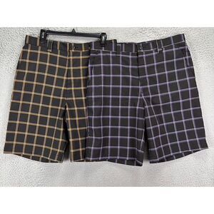 Snake Eyes Chino Golf Shorts Mens 32 Black Players Collection Plaid Bundle Of‎ 2